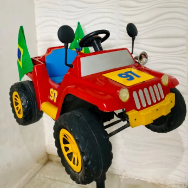 Cadeira Dompel Hidráulica Carrinho Kids Criança Cabeleireiro Barbeiro  Amarelo