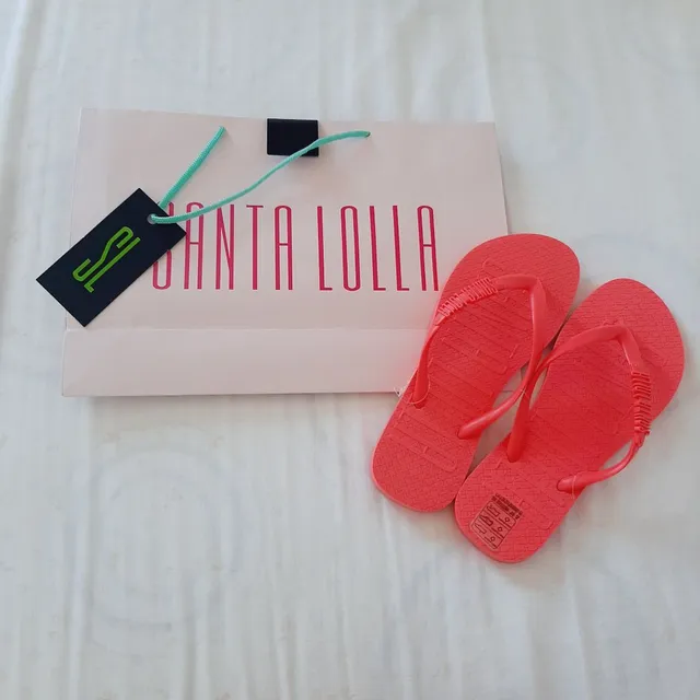 Havaiana Flip Flop Borracha Santa Lolla (Nova)