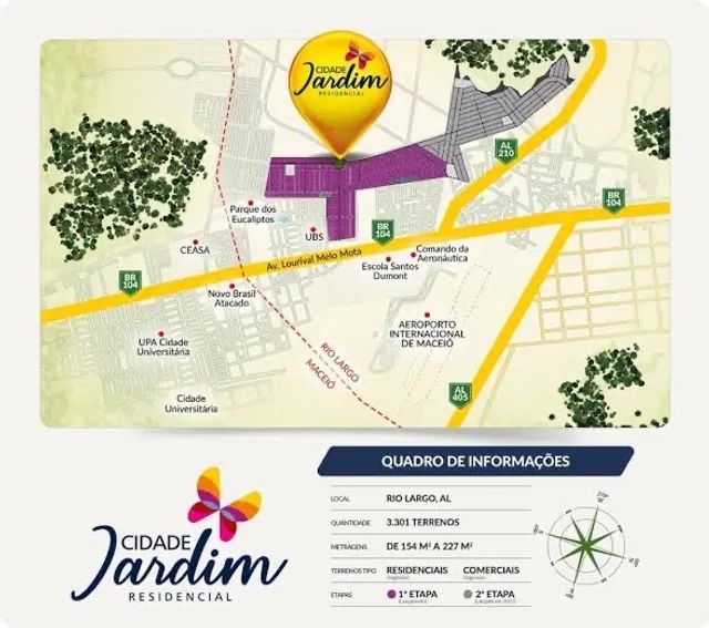 Repasso 2 terrenos no cidade jardim - Foto 2