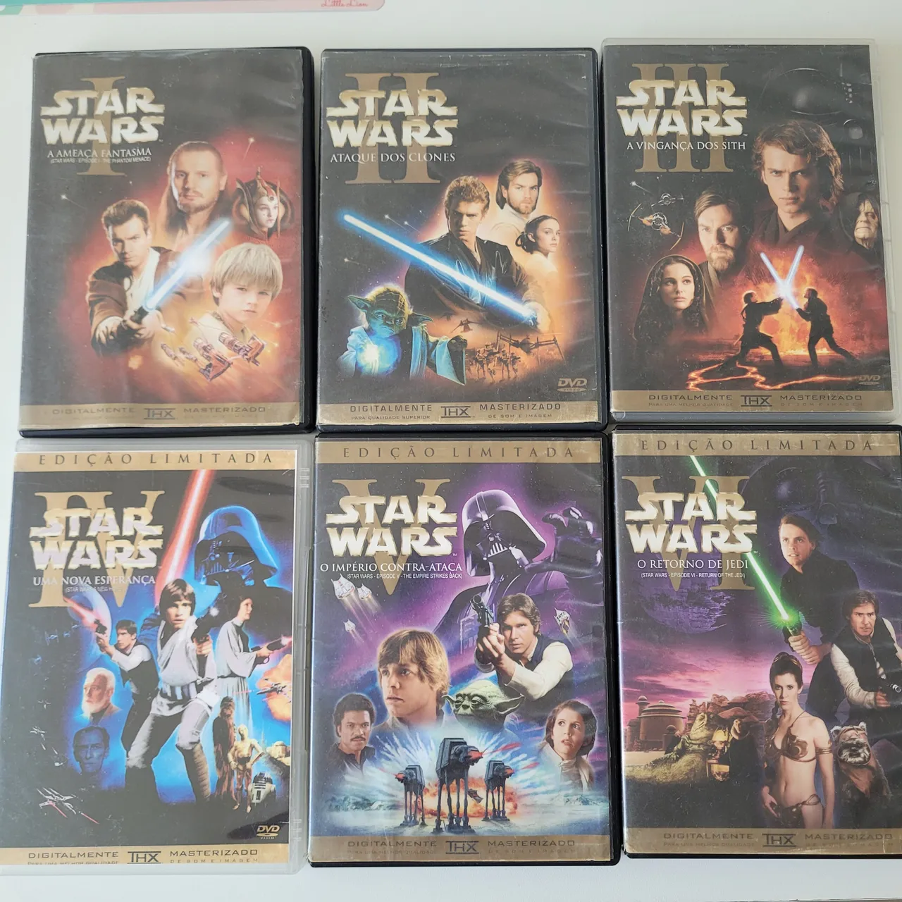 Coleção Completa Star Wars Edição Limitada - DVD