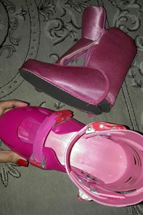 Kit Patins 4 Rodas Inline com Proteção - Foto 3