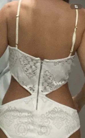 Body branco bordado  - Foto 3