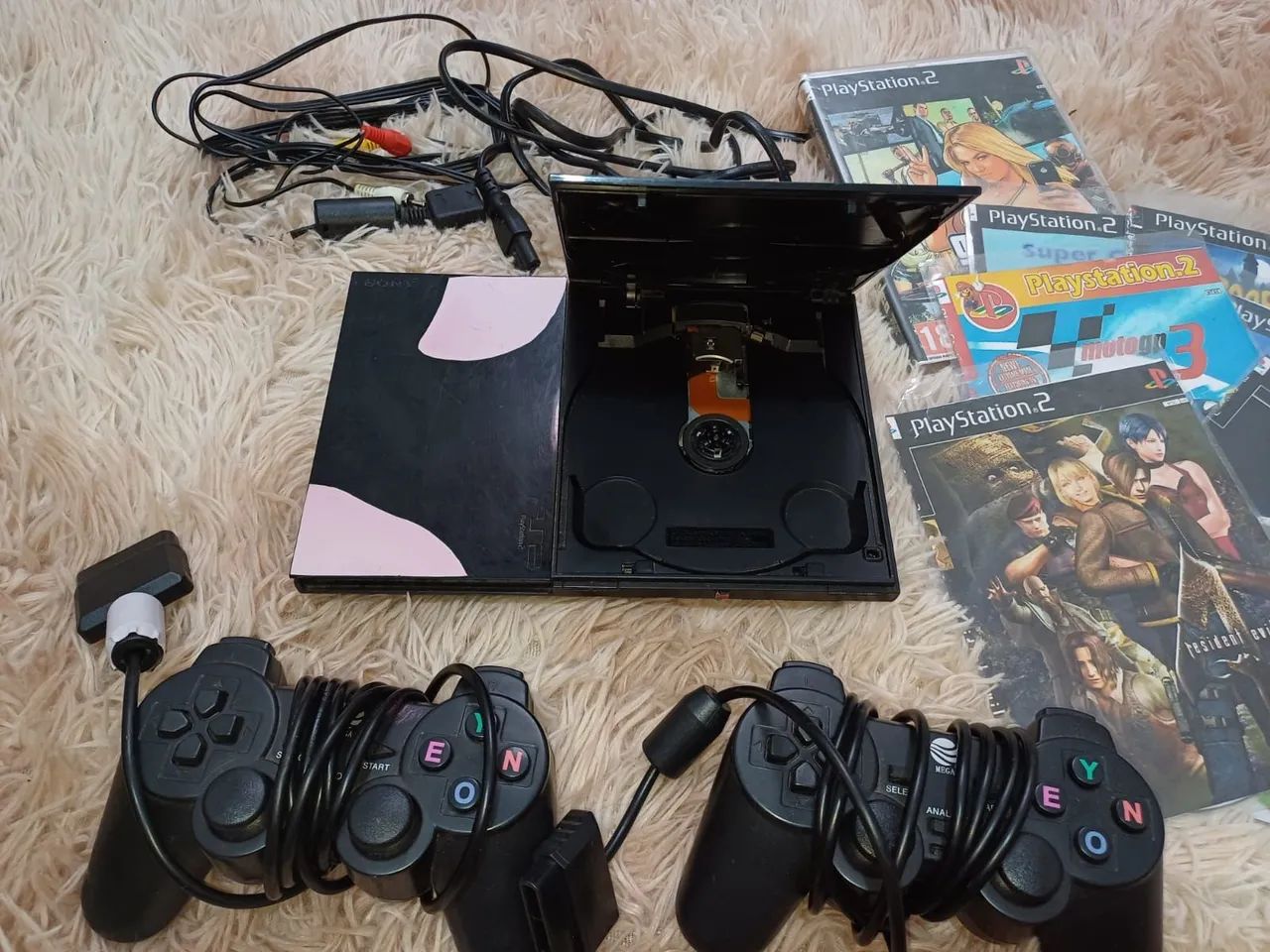 PlayStation 2 Completo com 8 jogos  - Foto 3