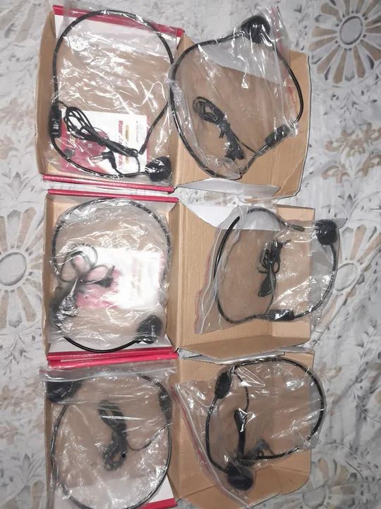 Microfones de Lapela Novos - Pacote com 5