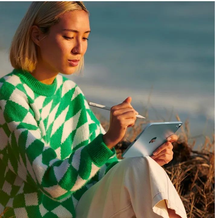 iPad mini A17 Pro 2024 (Wi-Fi, de 128 GB) - Azul modelo:A2993 lacrado  - Foto 6