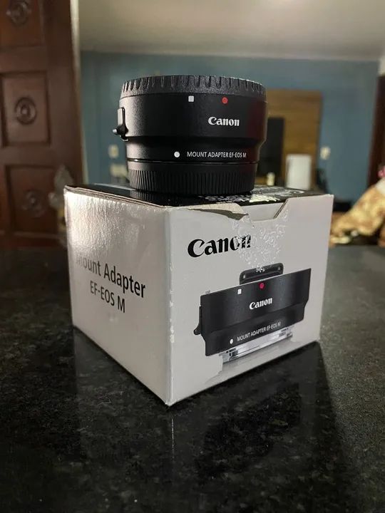 Adaptador Montagem Canon Ef-eos M Lente Ef/ef-s Câmera Eos-m