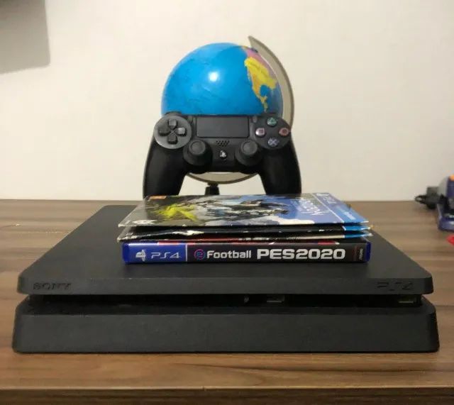 Super Oferta: PlayStation 4 Slim + 4 Jogos Imperdíveis! (aceito trocas) - Foto 4