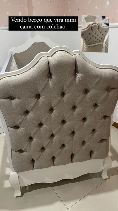 Berço Infantil com Colchão64254016746241120