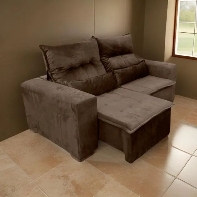 Sofá Retrátil Reclinável New Way  - Foto 3