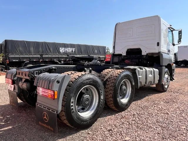 MB Mercedes-Benz Axor 3344 S 6X4 2019 Traçado Teto Baixo Automático Completo Revisado - Foto 3