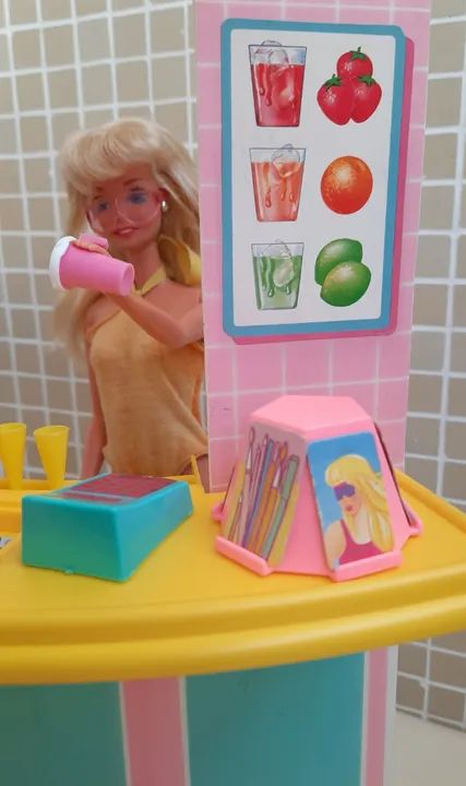 Loja e Lanches Da Barbie - Anos 80 - Estrela - Foto 3