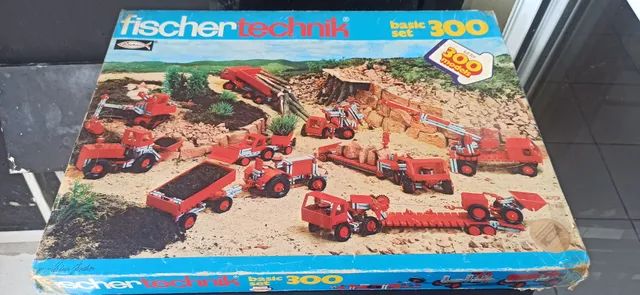 FISHER TECHNIK KIT 300 MODELOS ALEMÃO 1977 RARIDADE 