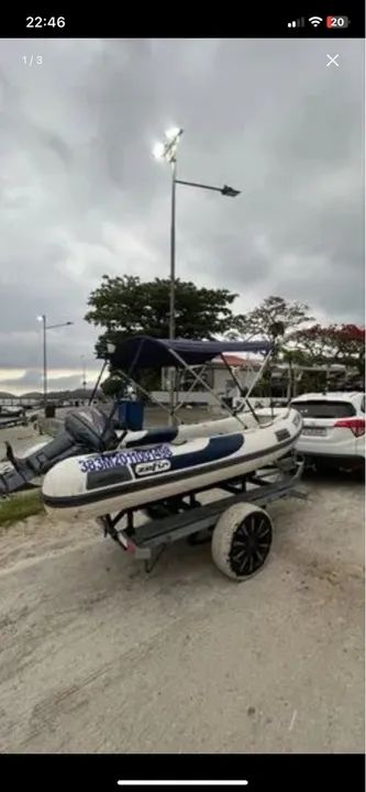 BOTE INFLÁVEL - ESTADO DE NOVO, COMO MOSTRAM AS FOTOS - Foto 5