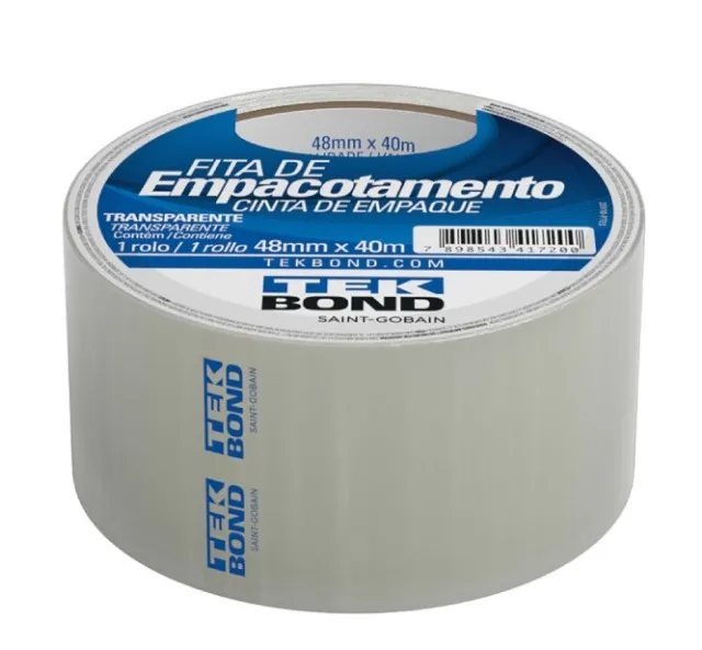 Fitas de Empacotamento 48mmx40m - 4 unidades