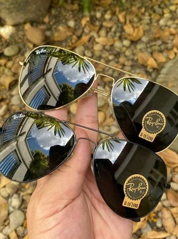 Óculos Ray-Ban Aviador Feminino - Foto 3