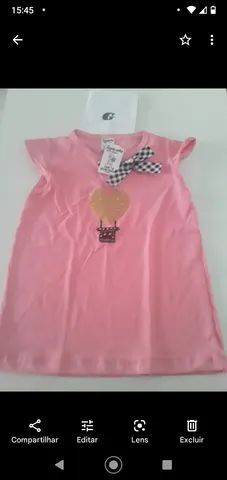 Lindas e maravilhosas blusas infantis em algodão - Foto 5