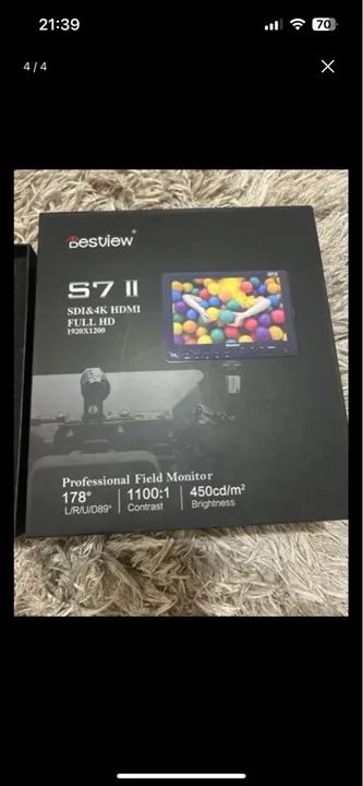 Monitor De Campo 7 Bestview S7ii 4k Hdmi / 3g-SDI - Foto 4