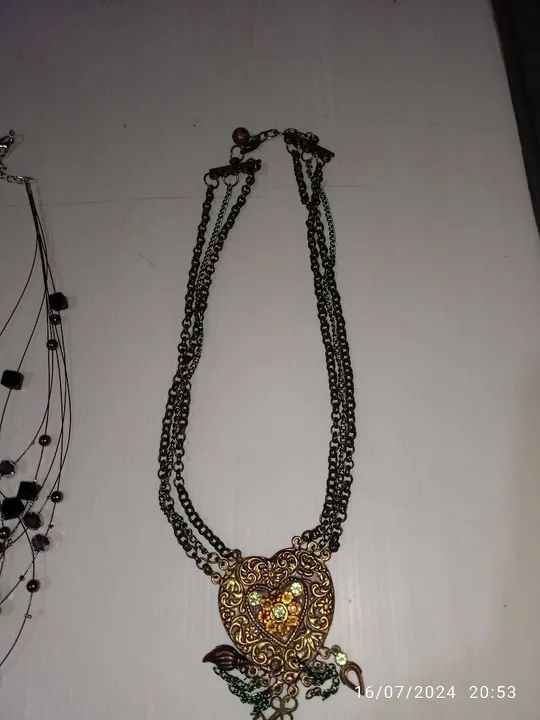 Colares femininos. Bijuterias de ótima qualidade. Kit com 4 peças. - Foto 3