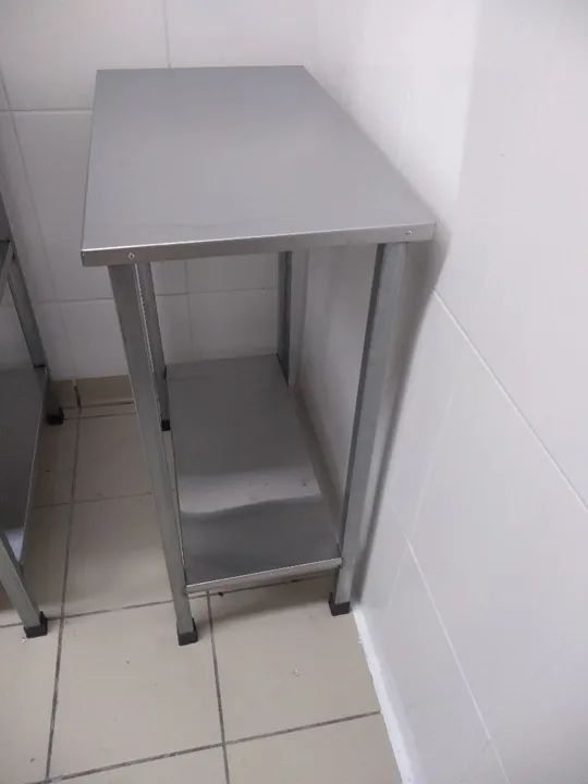 Mesa de apoio inox  - Foto 4