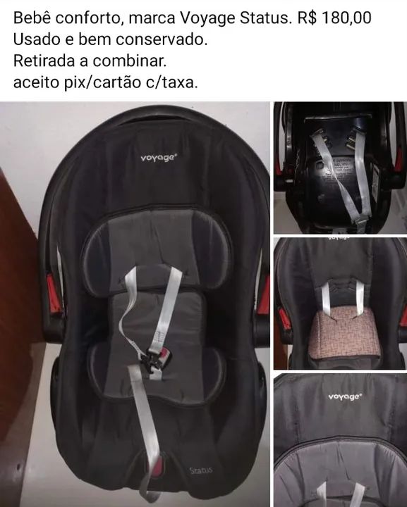 Bebê conforto unissex - Foto 4