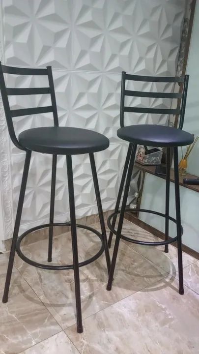 Banqueta de Ferro classica direito da fábrica  - Foto 2