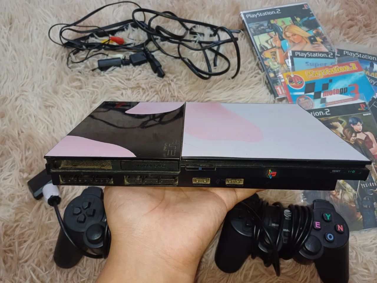 PlayStation 2 Completo com 8 jogos  - Foto 4