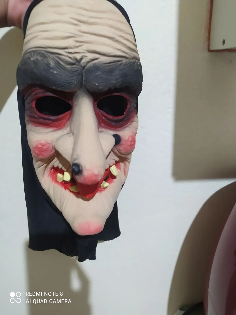 Máscara de Halloween - Bruxa Assustadora