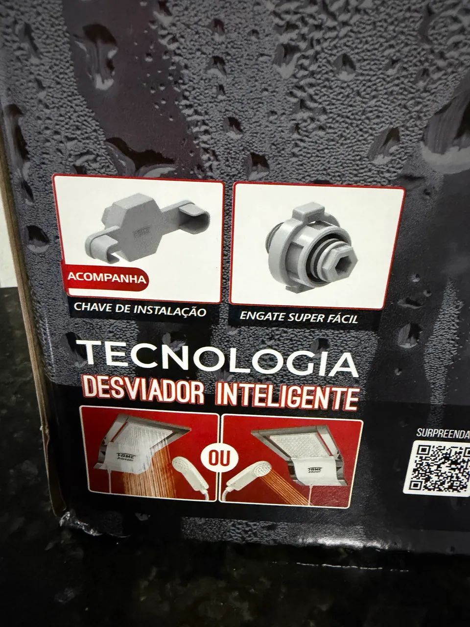 Chuveiro/Ducha eletrônica Intense 6500w (Novo)  - Foto 5