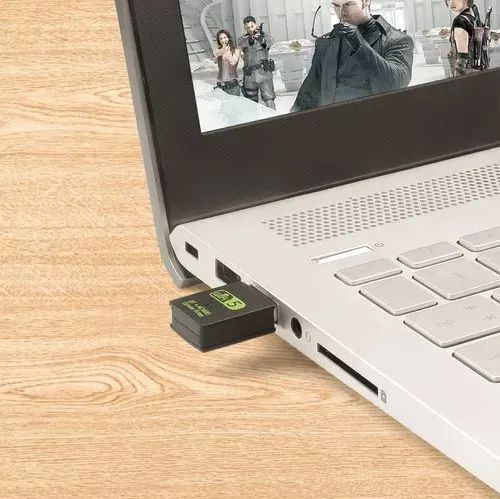 Adaptador Para Pc Usb 2x1 Receptor 600mb 5g Wifi + Bluetooth LP - Foto 2