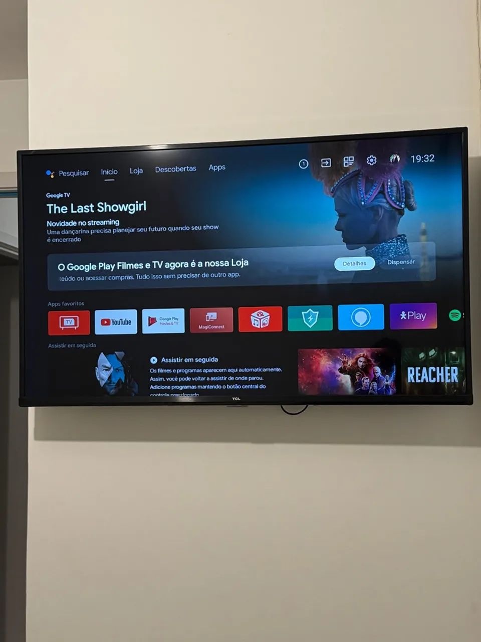 TV TCL 43 polegadas 4K HDR Android