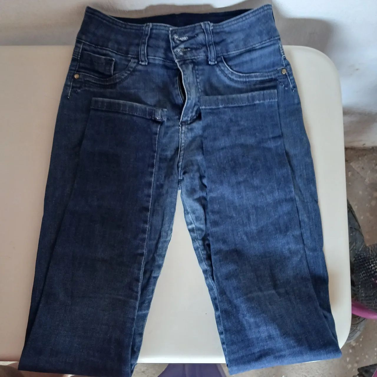 Calça jeans feminina pontuação 36