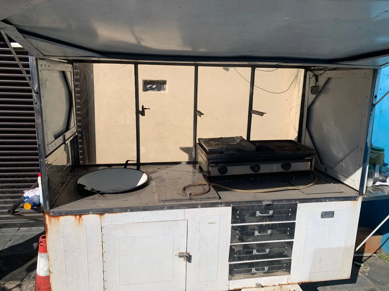Cozinha móvel completa para Food Truck