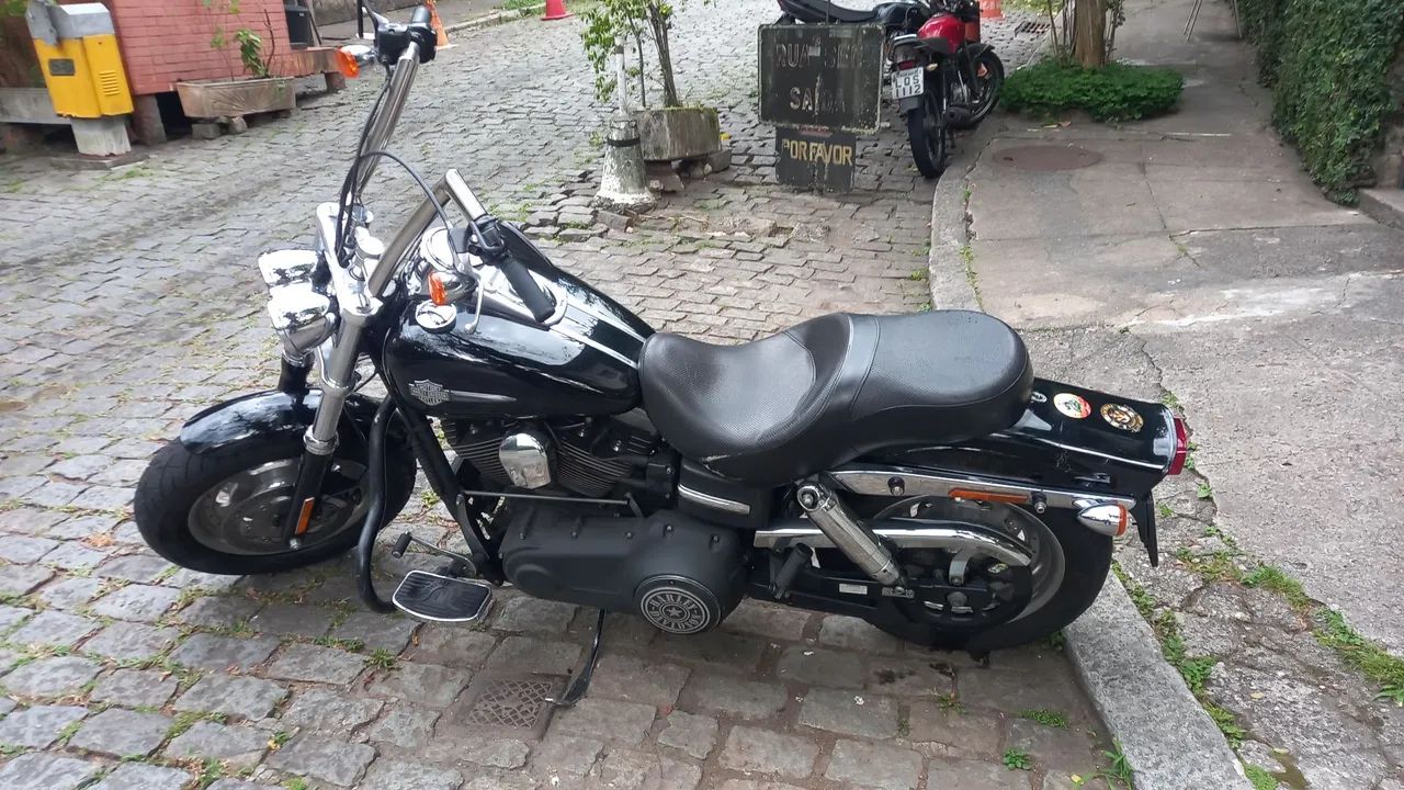VENDO OU TROCO HD FAT BOB 2012. - Foto 2