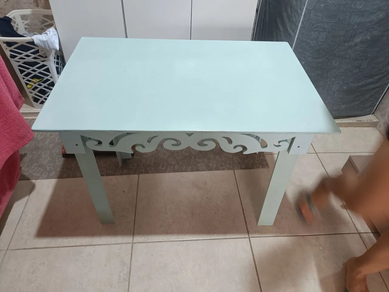 MESA MDF AZUL 