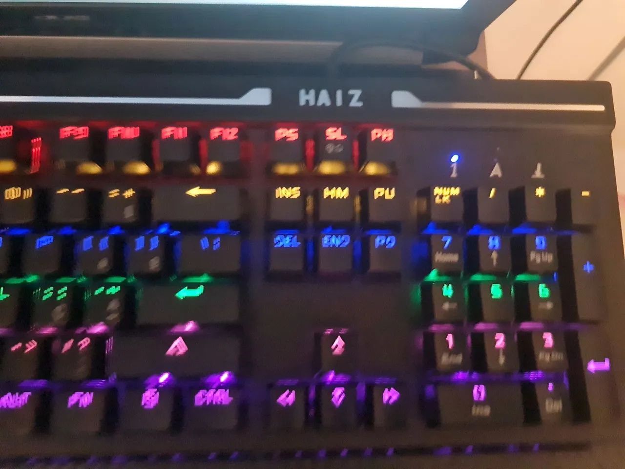 Teclado Gamer Mecânico Haiz Hz808 - Foto 3