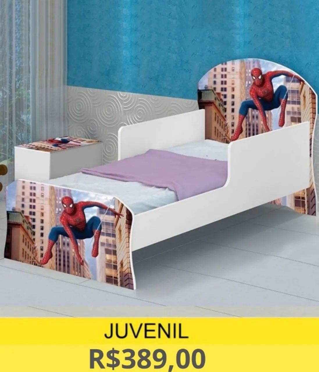 CAMA ADESIVADA JUVENIL A PRONTA-ENTREGA  - Foto 6
