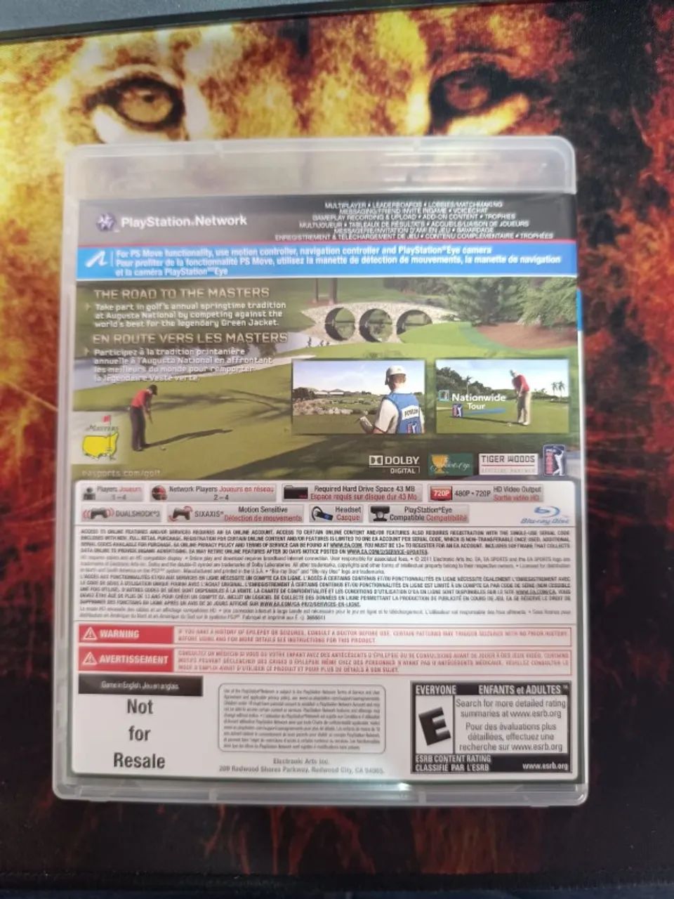 Masters Tiger Woods Pga Tour 12 Jogo Ps3 Mídia Física (Usado) - Foto 2