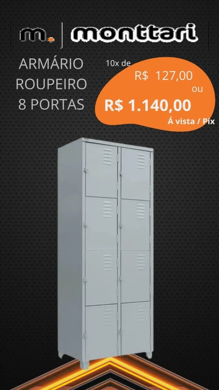 Roupeiro aço para estabelecimentos   - Foto 2