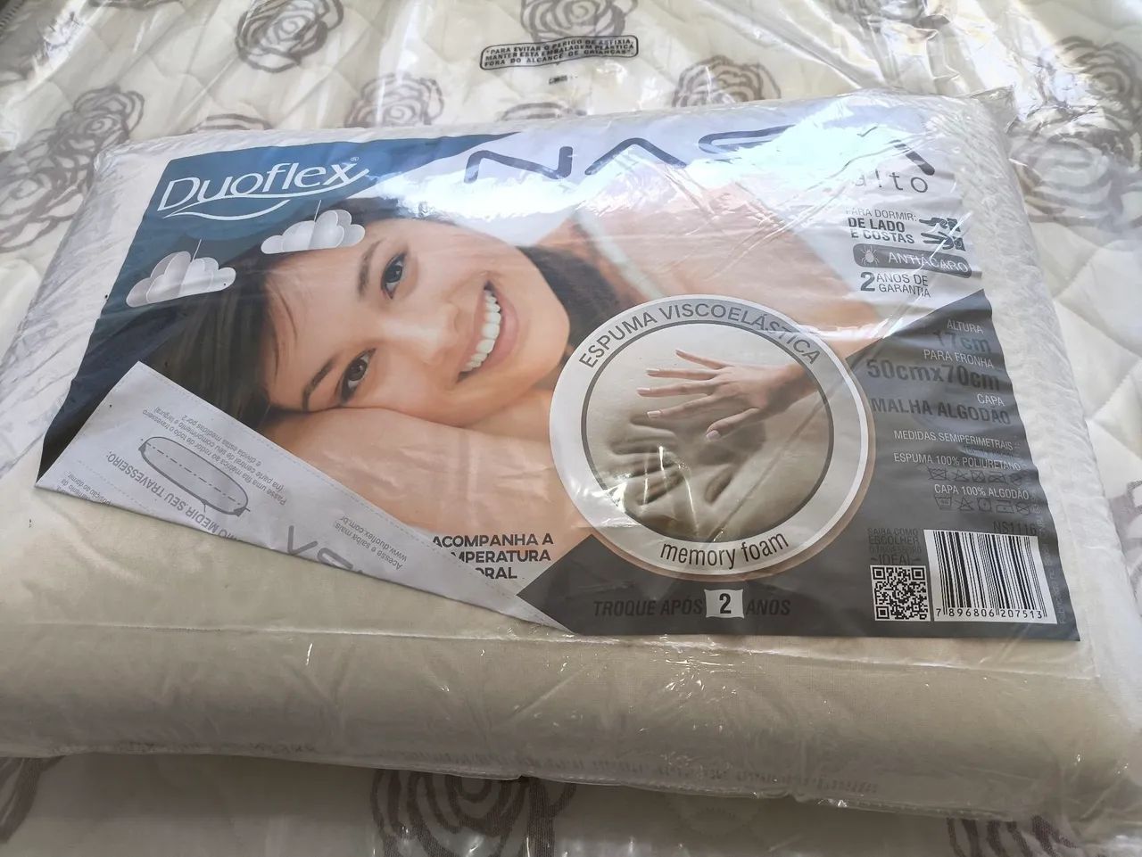 Travesseiro NASA Viscoelástico - Alto - DuoFlex - Foto 6