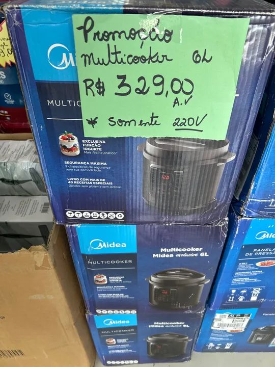 Multicooker Midea 6L - Promoção só 329
