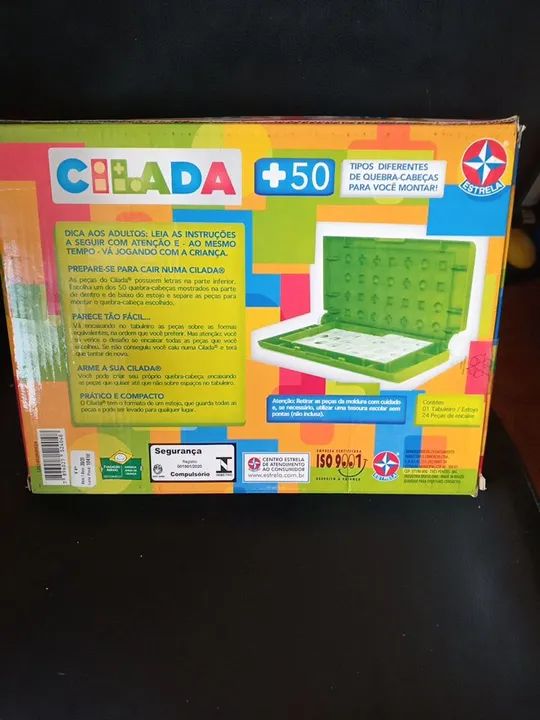 Jogo de Quebra Cabeça Cilada - 50 Desafios - Foto 2
