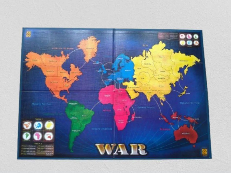 Jogo de Tabuleiro WAR - Clássico, Completo e Conservado<br> - Foto 3