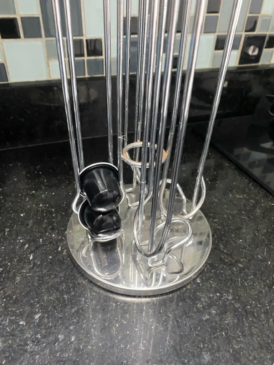 Porta Cápsulas de Café Nespresso Cromado