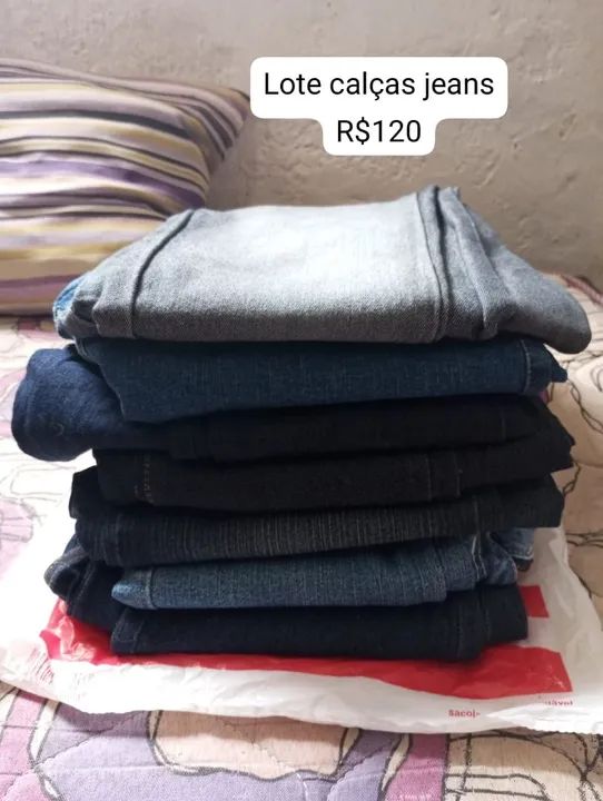 Lote de Calças Jeans - R$120