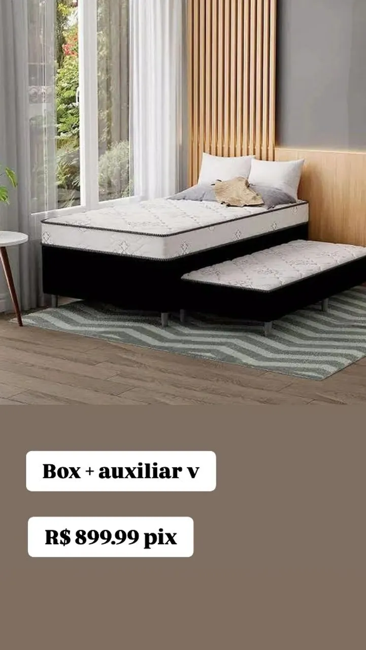 Box + auxiliar 899.99 pix