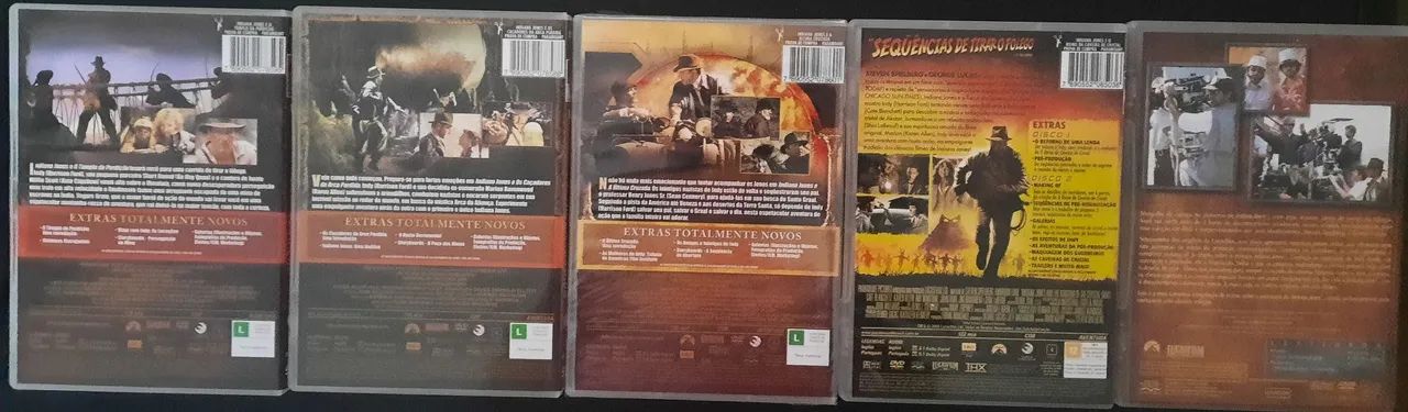 COLETÂNEA 4 DVDS INDIANA JONES - Foto 2