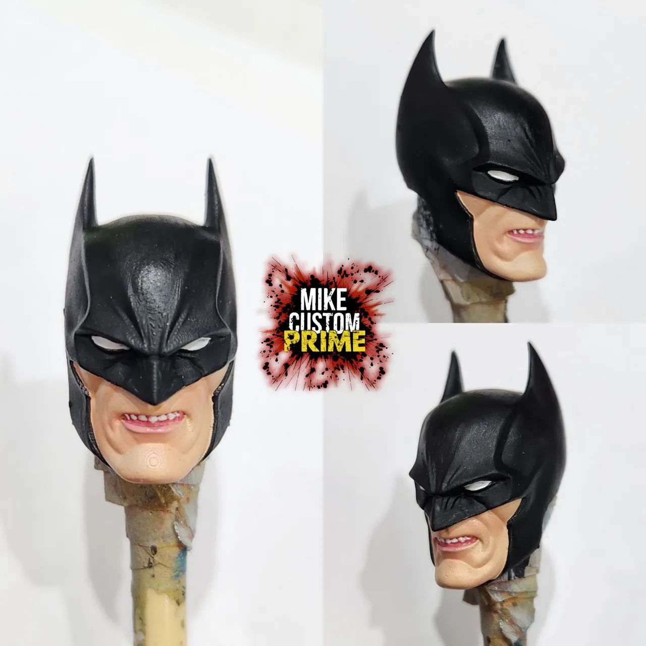 Kit com 4 head custom Batman padrão mcfarlane toys  - Foto 4