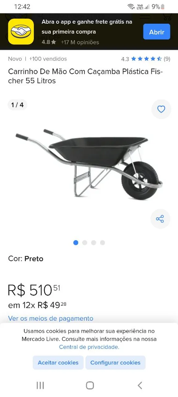 Carrinho de mão