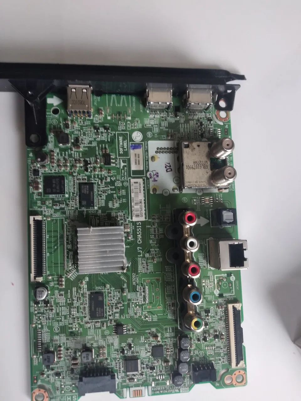 Placa principal da TV LG 32lj550b eax67148704(1.0)funcionando 