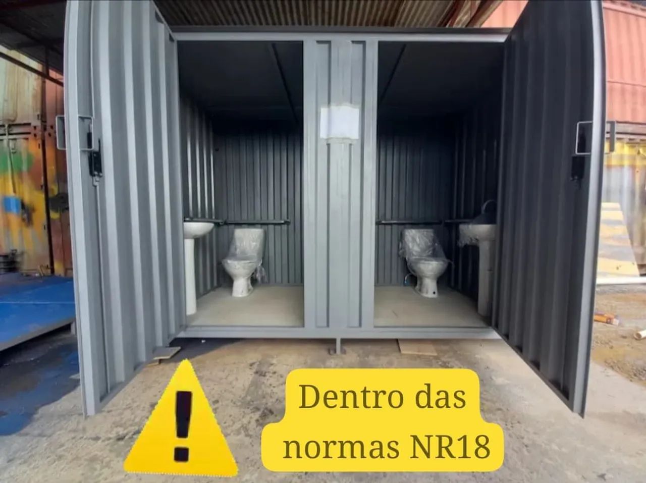 Container banheiros comerciais e obras - Foto 2